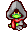 An animated sprite of a cloaked Beanish, an unused character from Mario & Luigi: Superstar Saga.