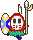 Sprite of Spear Guy in Mario Party Advance