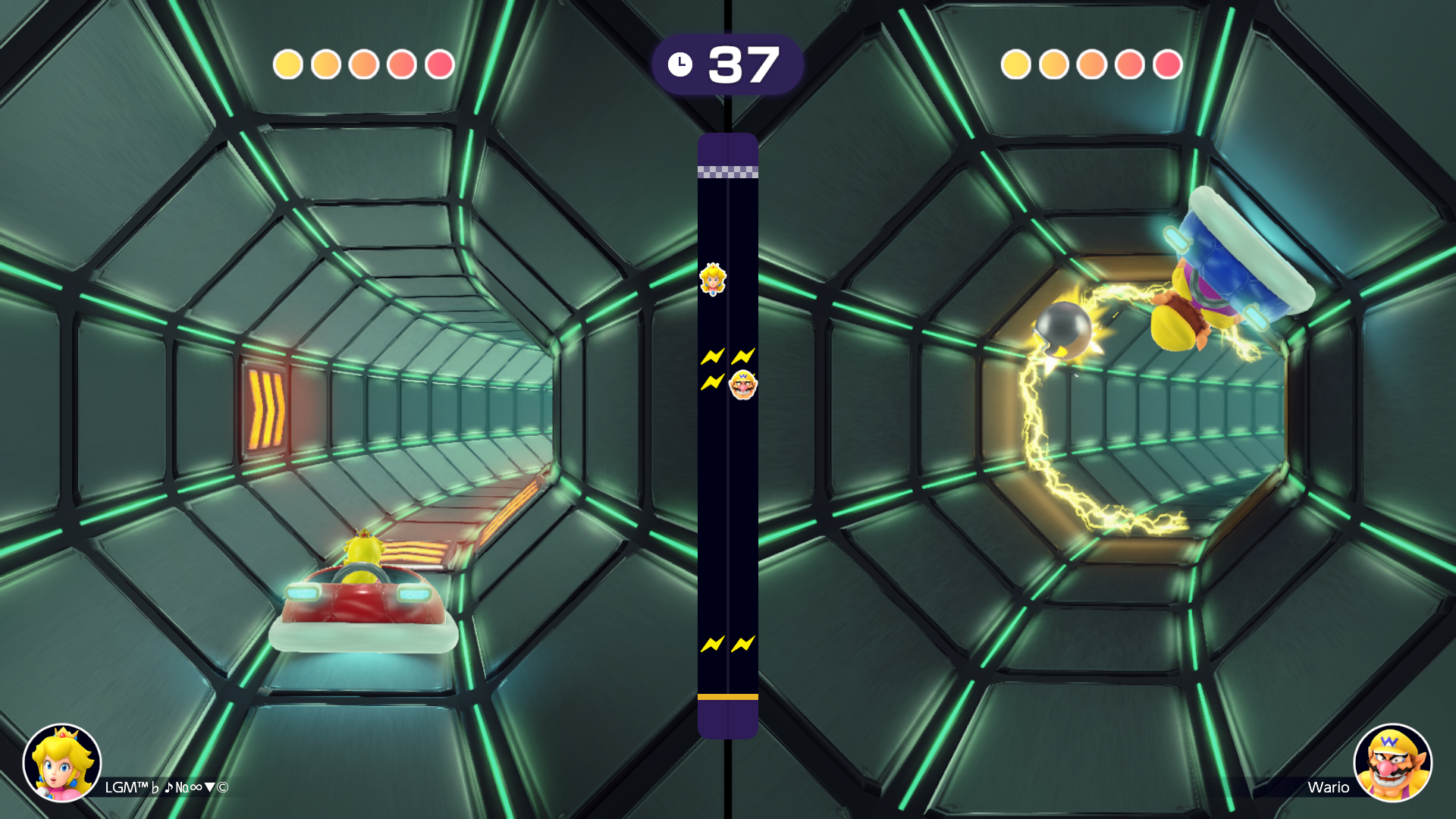Motor Rooter Race a Shell through the winding pipe, and get to the finish line before your rival. Navigate well to avoid the Amps!
