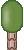 Sprite of a horsehair plant from Super Smash Bros.