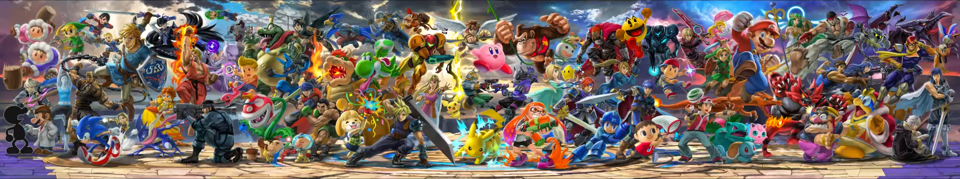 Sixth version, when Piranha Plant was added in the game (January, 31, 2019)