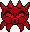 Sprite of a Fire Octopus, from Virtual Boy Wario Land
