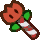 An unused item resembling a Fire Flower with a candy cane-like stick.