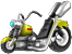 Icon of the Wario Bike for Time Trial records from Mario Kart Wii