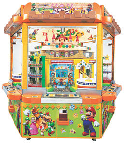 A Super Mario Fushigi no Korokoro Party cabinet.