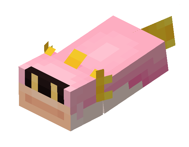 File:Minecraft Mario Mash-Up Axolotl Render Wild Swimming.gif
