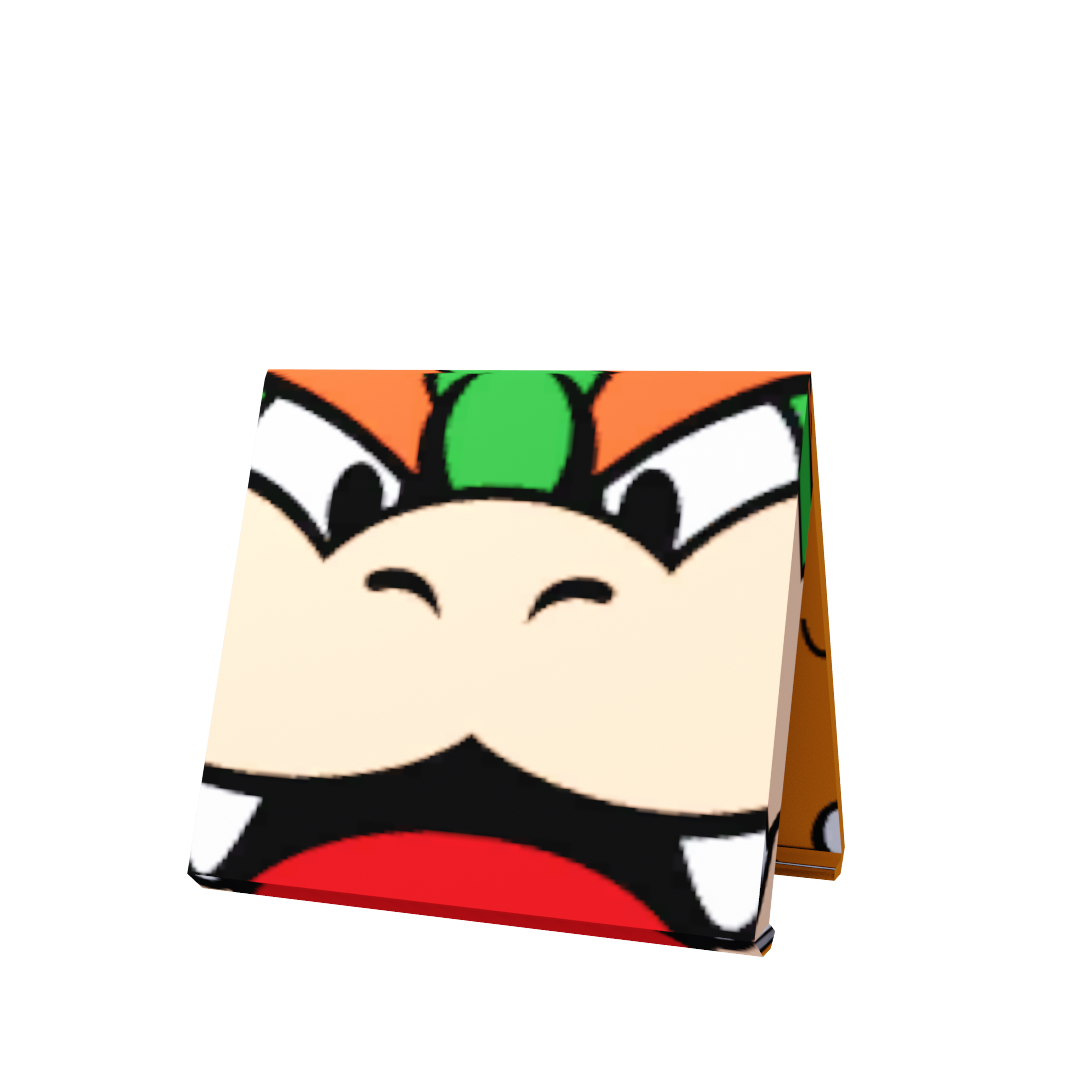 File:PMTOK Folded Bowser 1.png - Super Mario Wiki, the Mario encyclopedia