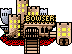 Map icon for the Front Door and Back Door of Bowser's Castle from Super Mario World