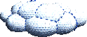 Sprite of a cloud in Yoshi's Story
