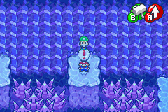 Hidden bean spot in the Seabed, in Mario & Luigi: Superstar Saga.