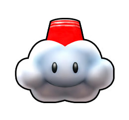 Snow Cloud from Mario Kart Arcade GP DX.