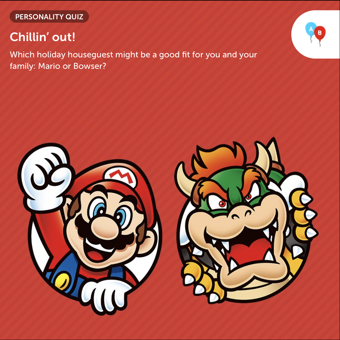 Personality quiz: Chillin' out! - Super Mario Wiki, the Mario encyclopedia