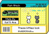 The shelf cover for one of Kat & Ana's microgames in WarioWare: D.I.Y.