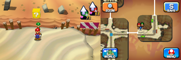 Block 51 in Dozing Sands of Mario & Luigi: Dream Team.