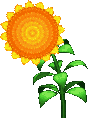 Sprite of a giant flower from DK: Jungle Climber