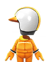 Orange Mii Racing Suit