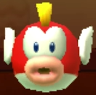 Cheep Cheep as viewed in the Character Museum from Mario Party: Star Rush