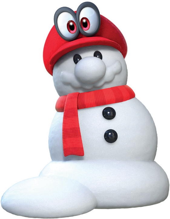 File:Mario Snowman Cappy Artwork.png - Super Mario Wiki, the Mario ...