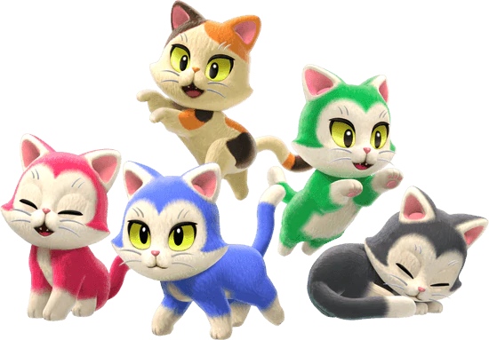 File:SM3DWBF Cats Art.png