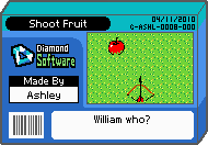 The shelf cover for one of Ashley's microgames in WarioWare: D.I.Y.