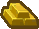 A Gold Bar x3 from PM:TTYD.