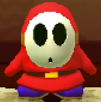 Shy Guy as viewed in the Character Museum from Mario Party: Star Rush