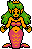 Sprite of Mad from the NES version of Wario's Woods.