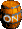 Sprite of an on ON/OFF Barrel from Donkey Kong Country'"`UNIQ--nowiki-00000000-QINU`"'s Game Boy Advance remake