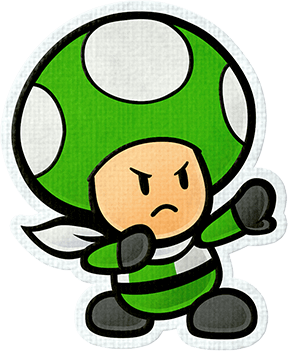 mario toad green