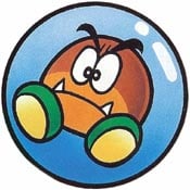 Official artwork of a Goomba in a Bubble.