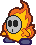 A Pyro Guy from Paper Mario