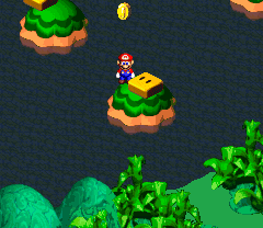 Last 10-Coin found in the first scene of Rose Way of Super Mario RPG: Legend of the Seven Stars.