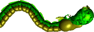 A green Dragon from Yoshi's Story