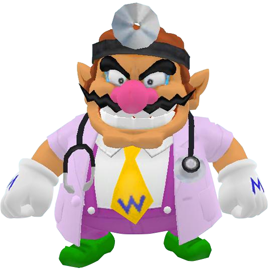 Dr. Wario from Dr. Mario World