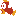 Sprite of a red Cheep Cheep from Super Mario Bros.