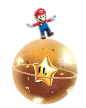 Mario balancing on a Rolling Ball