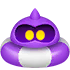 A purple floatie virus