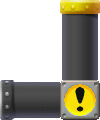 Image of an ! Pipe from New Super Mario Bros. 2.