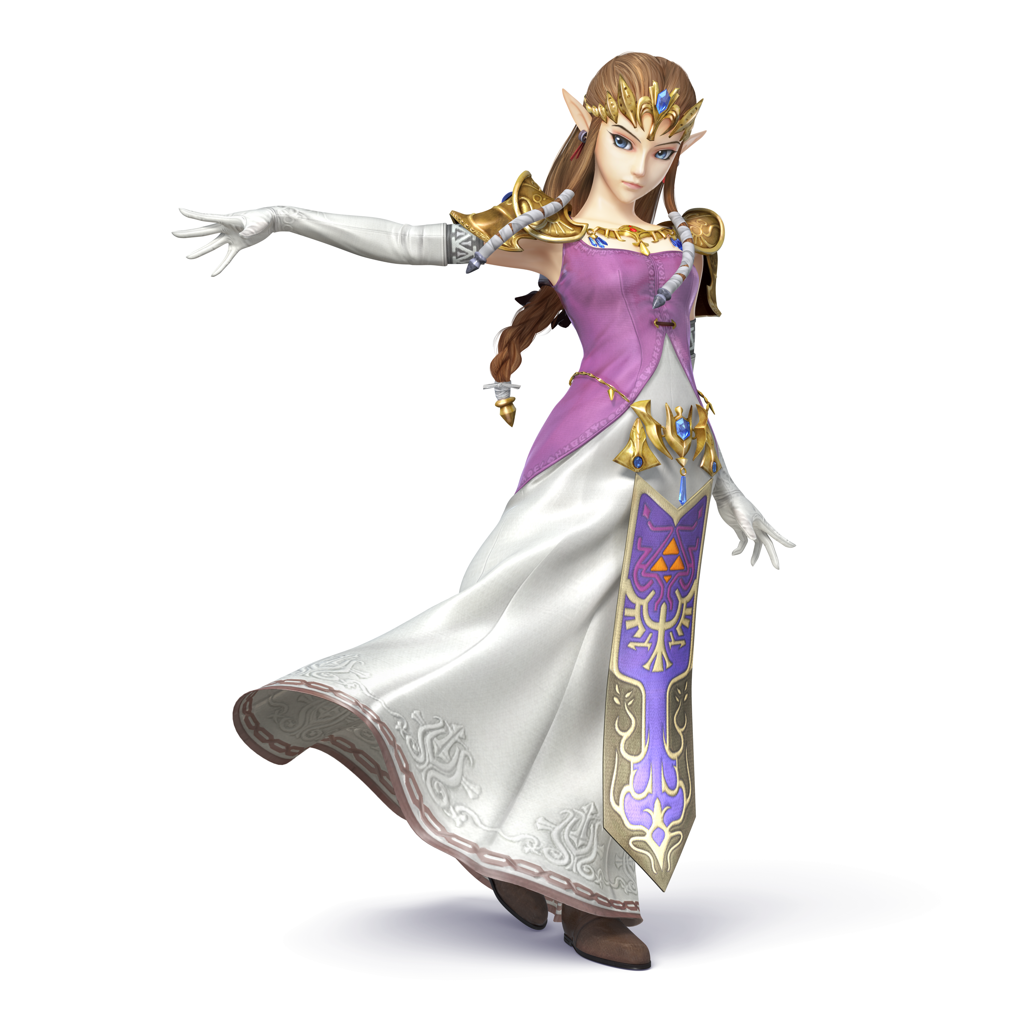 Artwork of Zelda in Super Smash Bros. for Nintendo 3DS / Wii U.