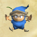 A blue Spriteling