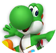 Icon of Dr. Yoshi from Dr. Mario World