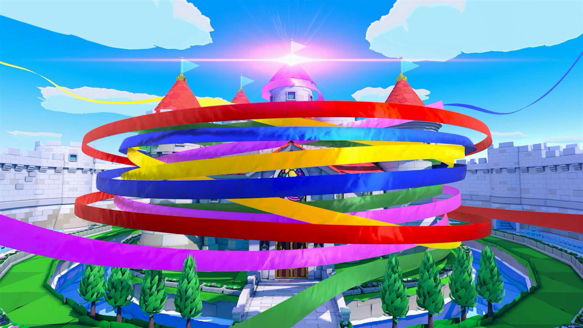Peach's Castle being taken over by King Olly