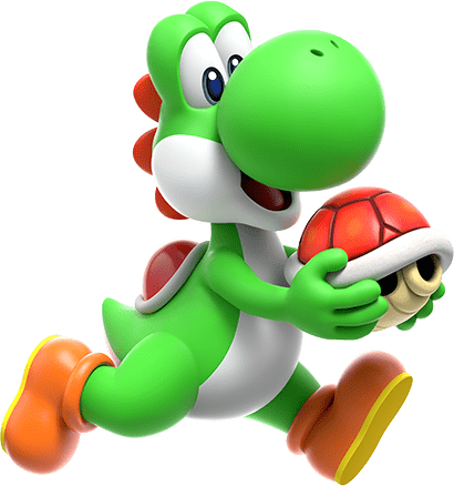 File:SMBW Artwork Yoshi.png