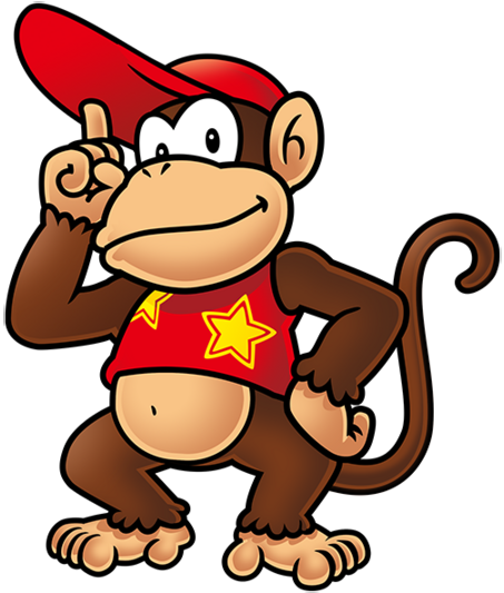 File:Diddy Kong tipping hat 2D.png