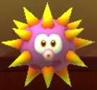Urchin as viewed in the Character Museum from Mario Party: Star Rush