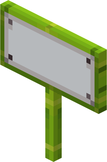 File:Minecraft Mario Mash-Up Bamboo Sign Render.png