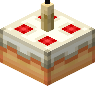 File:Minecraft Mario Mash-Up Cake (candle) Render.png