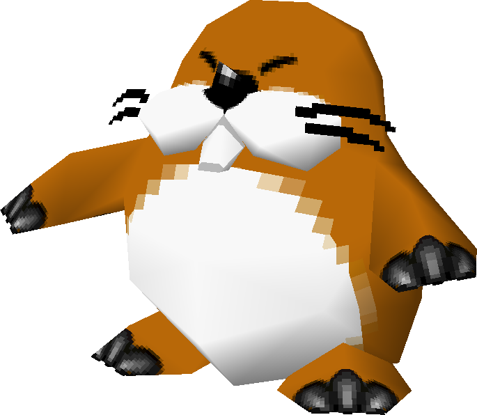 File NSMB Asset Model Monty Mole png Super Mario Wiki The Mario 