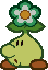 The green Bub-ulb in Paper Mario