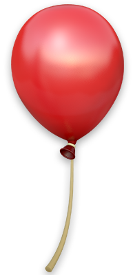 Artwork of a Red Balloon from Donkey Kong Country: Tropical Freeze.